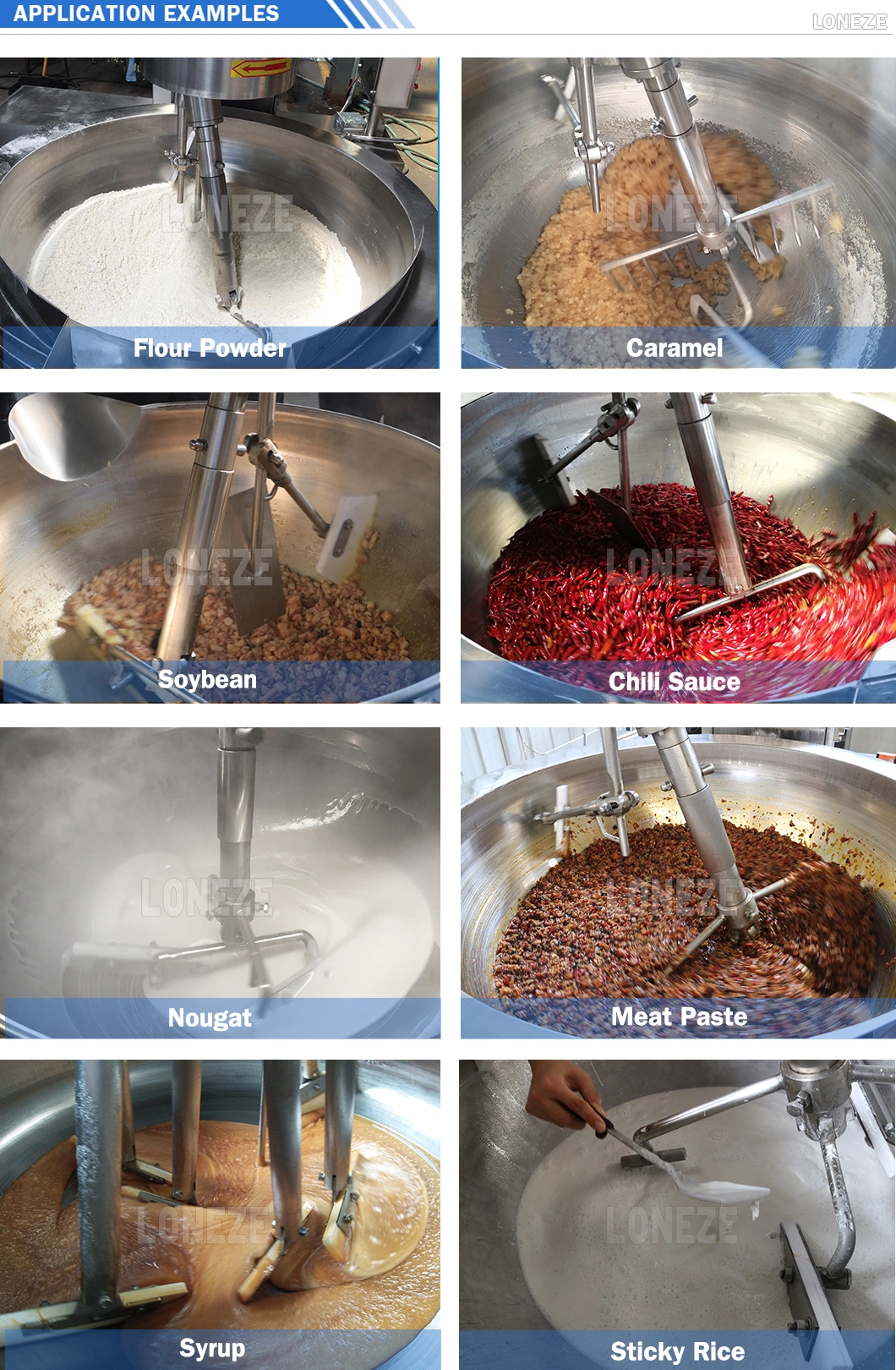 Restaurant Commercial Automatic Multi Function Planetary Tilting Curry Chili Bean Paste Mixing Making Electric Gas Steam Sweetener Sauce Cooking Wok