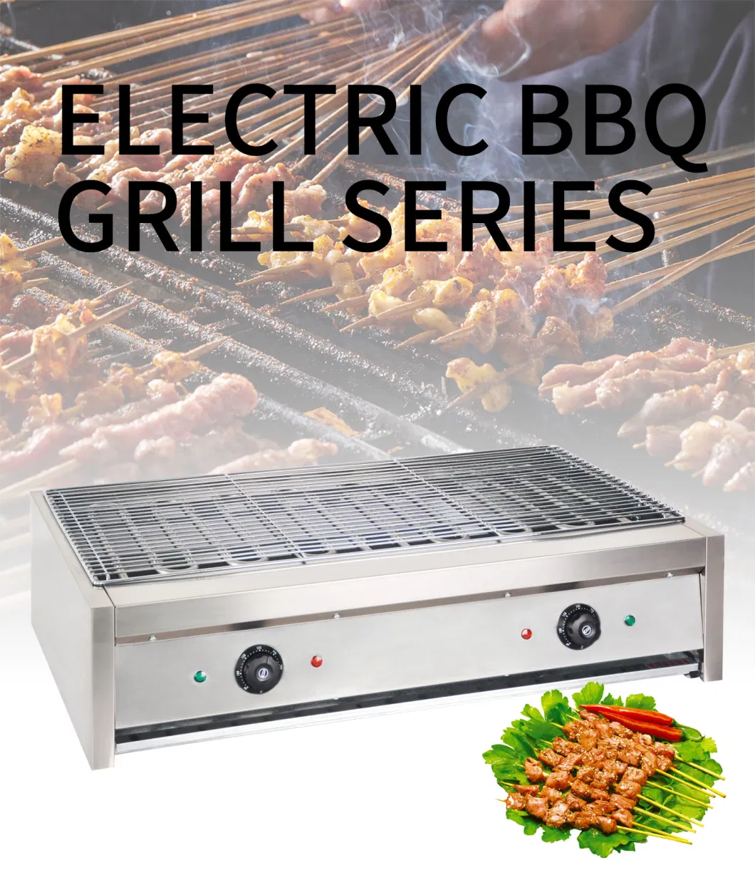 2023 New Modern Style Food Equipment Table Top Electric Grill