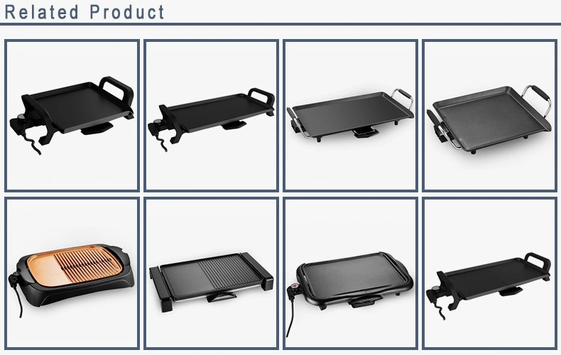 Electric Teppanyaki Grill Griddle BBQ Hot Plate