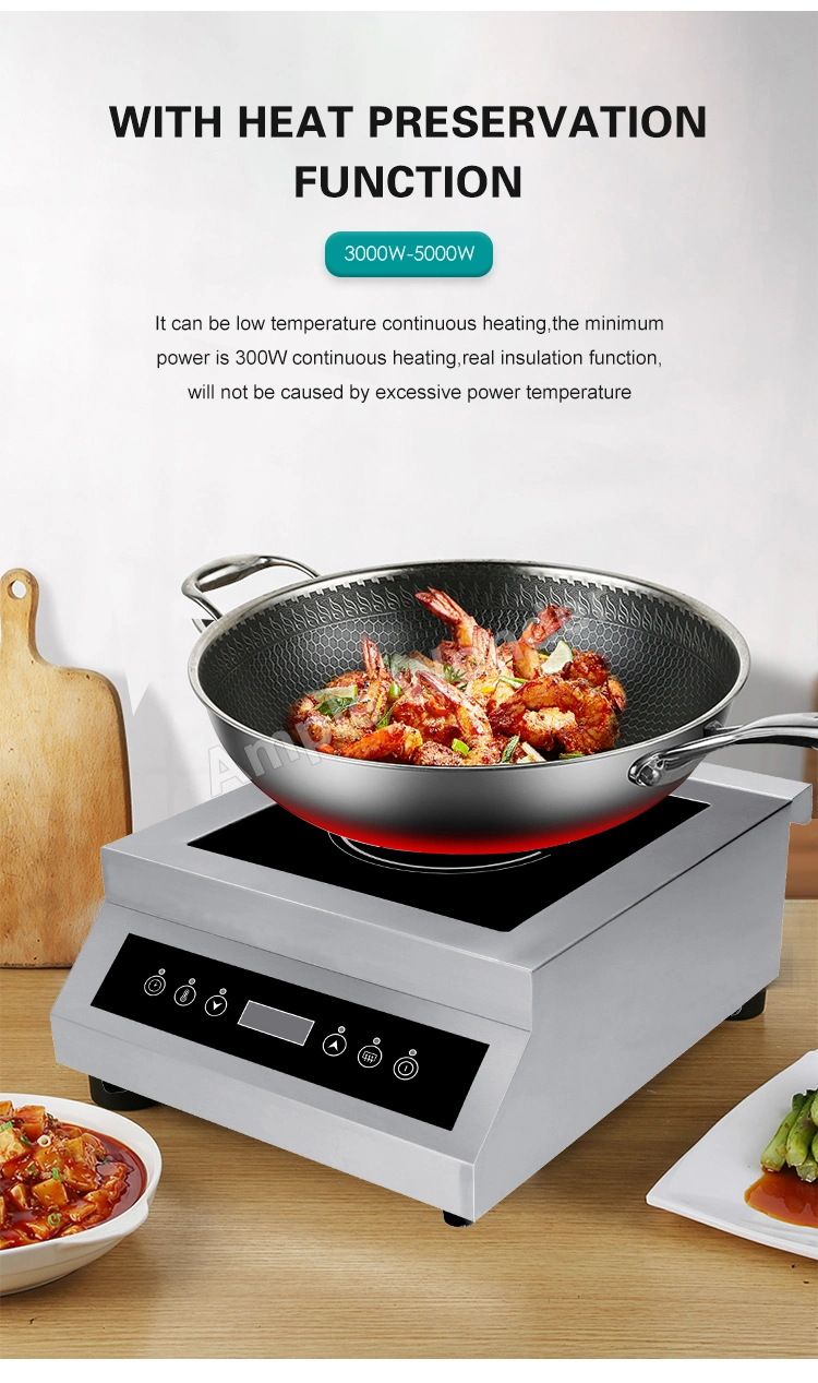 Induction Cooktop Touch Screen Induction Cooker Double Burners Commercial Electric Induction Stove