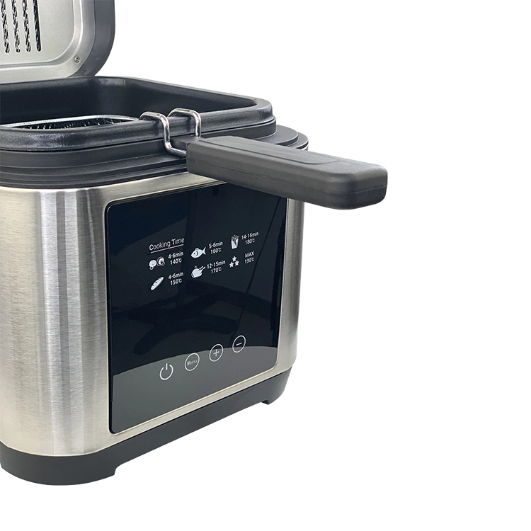2.5L Digital Deep Air Fryer with Detachable Fryer Lid and Filter