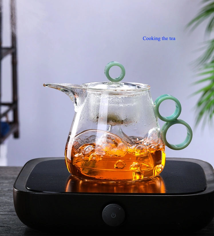 Electric Heater Safe 1200ml Glass Boiling Tea Pot