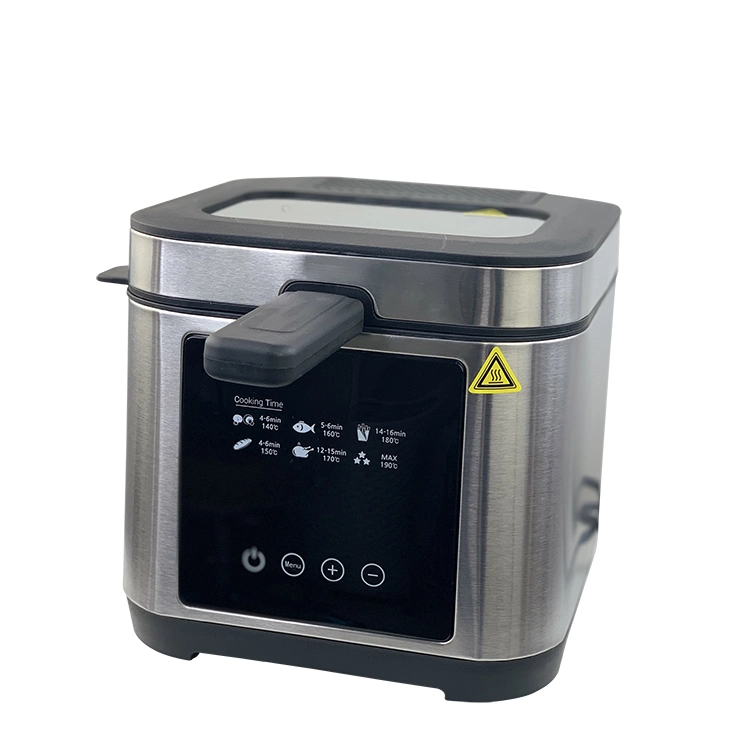 2.5L Digital Deep Air Fryer with Detachable Fryer Lid and Filter