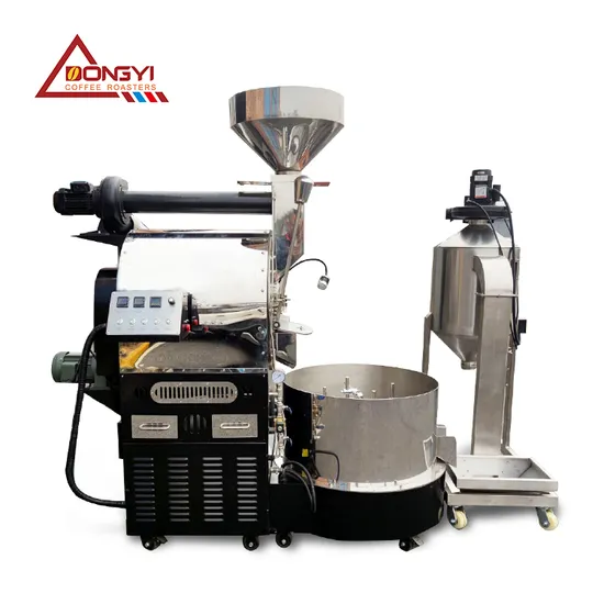 20kg Gas Propane Coffee Roaster Price with Electric Stainless Steel Drum 