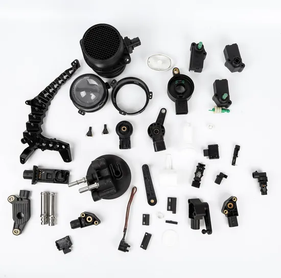 High Quality Customized PA66+GF30 Plastic Injection & Insert Molding Sensor Components 