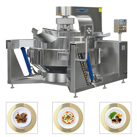 China Big Industrial Commercial Automatic Multi Planetary Tilting Curry Chili Bean Paste Mixing Making Electric Gas Steam Kansas Barbecue Sauce Cook Wok 