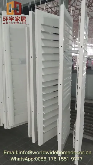 Shaped Plantation Shutter Components for Hotel Chinese Supplier 