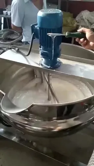 Industrial Commercia Electric Jacketed Cooker Kettle Mixer Pot 