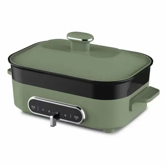 Home Multi Function Baking Pan Electric Grill Cookware Non Stick Coating Hot Pot 