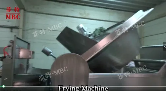 Industrial Computer Automatic Electric Heating Frying Machine How to fry and cook peanuts 