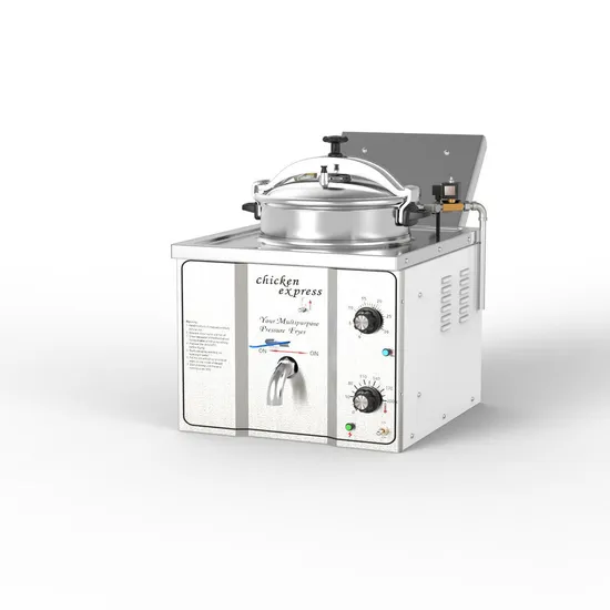 22L Mini Electric Frying Chicken Vacuum Counter Table Top Pressure Fryer Small Countertop Pressure Deep Fryer Machine 