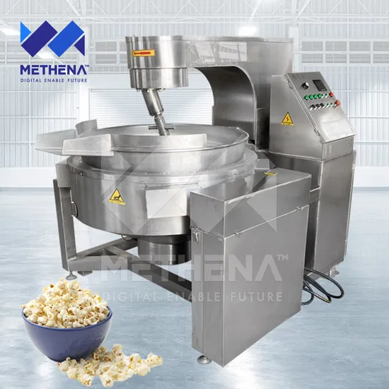 300L Industrial Electric Tilt Sugar Syrup Kettle Gas Cooking Steam Double Jacketed Pot with Mixing 