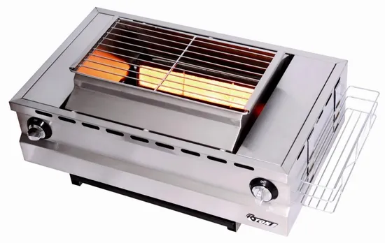 Gas Fumeless Roaster (with Electric Fan) ET